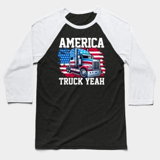 America Truck Yeah USA Baseball T-Shirt